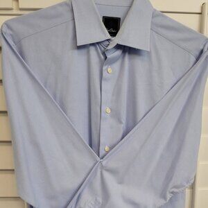 David Donahue Sky Blue box French Cuff dress shirt.